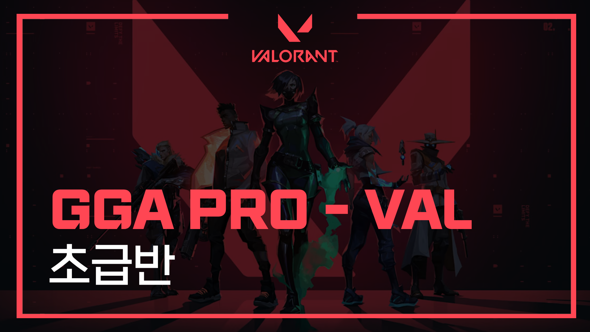 GGA PRO 발로란트 - 초급반 - 2개월